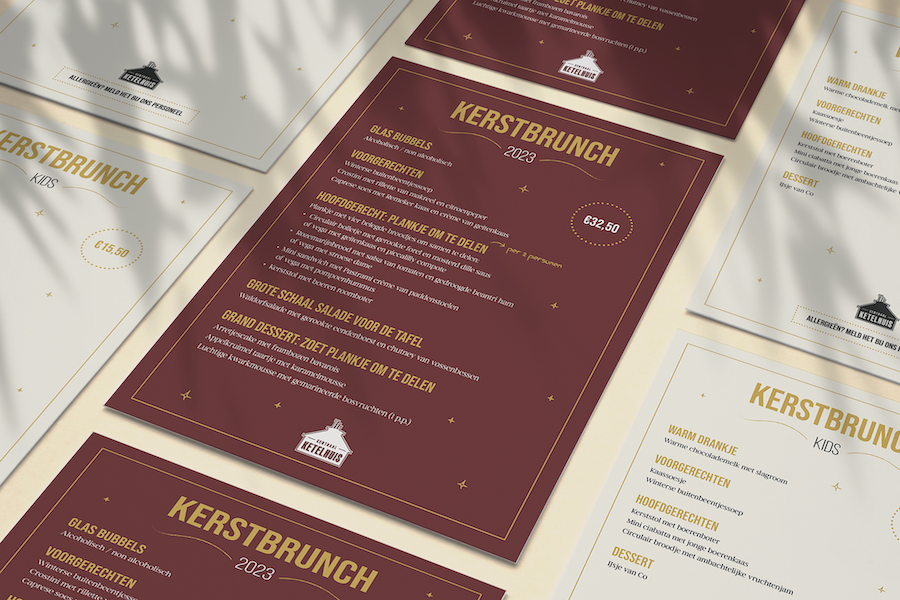 menukaart ontworpen voor centraal ketelhuis amersfoort - yava design bureau